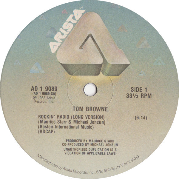 Tom Browne - Rockin' Radio - LP