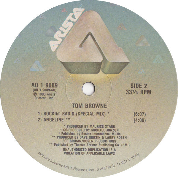 Tom Browne - Rockin' Radio - LP