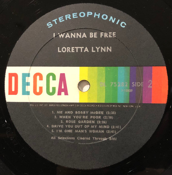 Loretta Lynn - I Wanna Be Free - LP