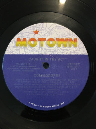 Commodores - Caught In The Act - LP