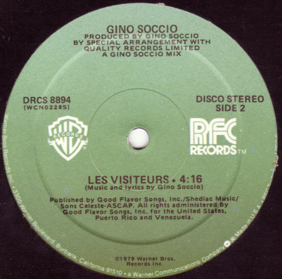 Gino Soccio - The Visitors - LP