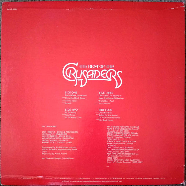 The Crusaders - The Best Of The Crusaders - LP