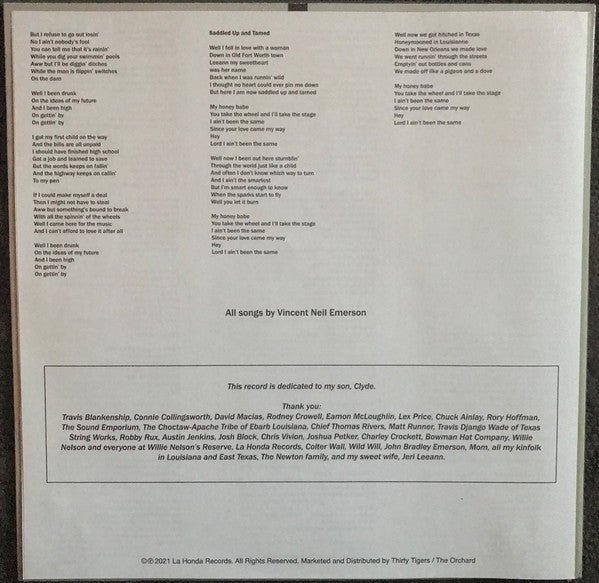 Vincent Neil Emerson - Vincent Neil Emerson - LP
