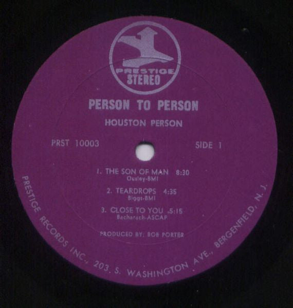 Houston Person - Person To Person! - LP