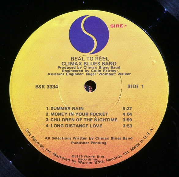 Climax Blues Band - Real To Reel - LP