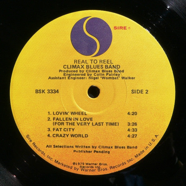 Climax Blues Band - Real To Reel - LP