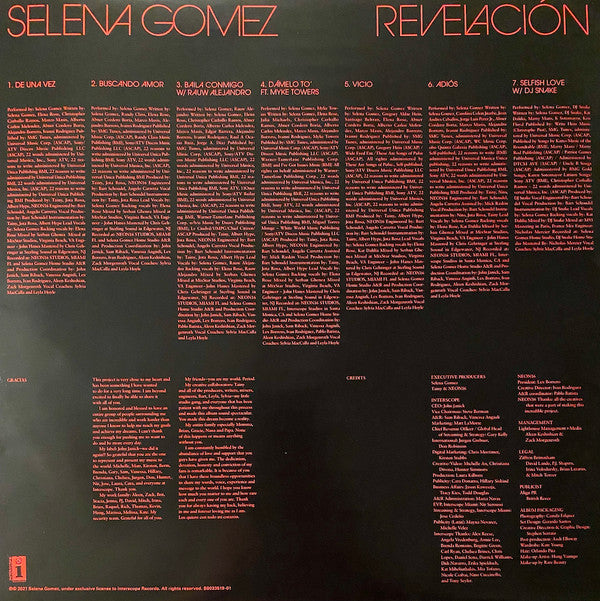 Selena Gomez - Revelación - LP