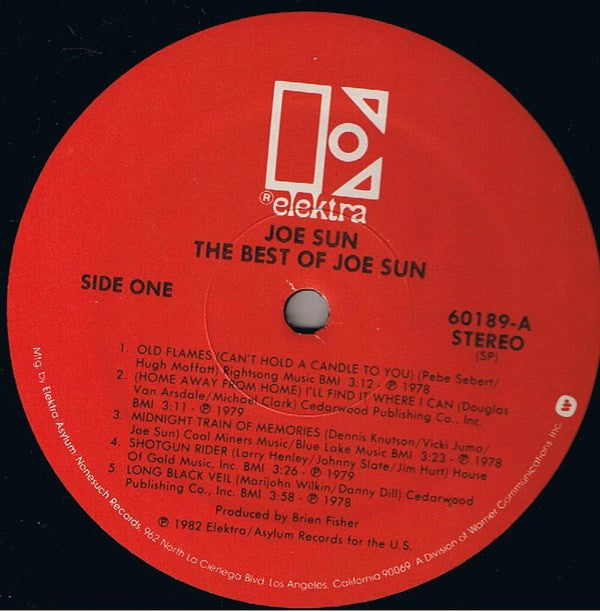 Joe Sun - The Best Of Joe Sun - LP