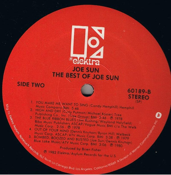 Joe Sun - The Best Of Joe Sun - LP