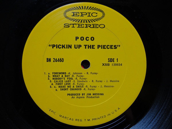 Poco (3) - Pickin' Up The Pieces - LP