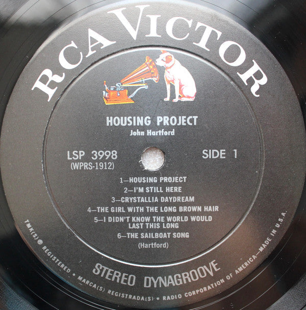 John Hartford - Housing Project - LP