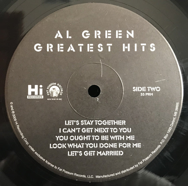 Al Green - Greatest Hits - LP