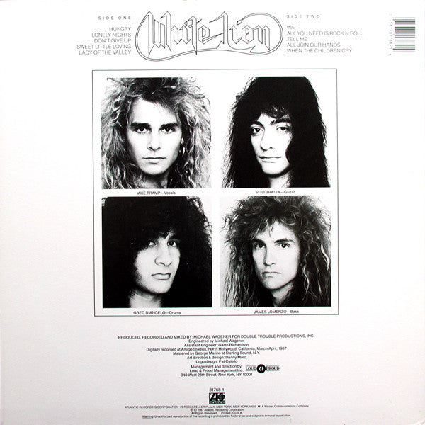 White Lion - Pride - LP