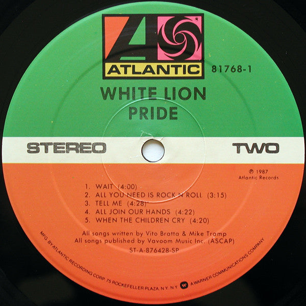 White Lion - Pride - LP