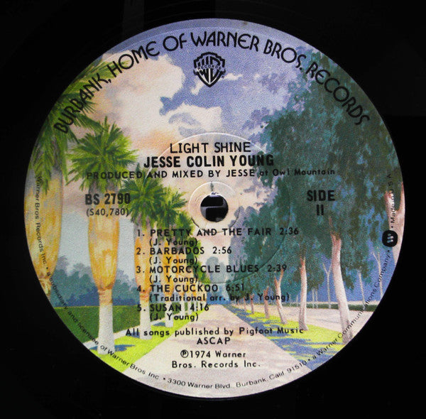 Jesse Colin Young - Light Shine - LP