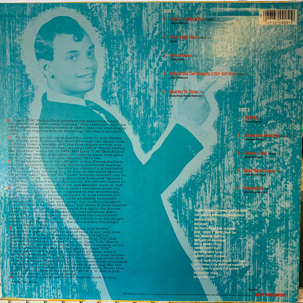 Gary U.S. Bonds - The Best Of Gary U.S. Bonds (From The Original Session Tapes) - LP