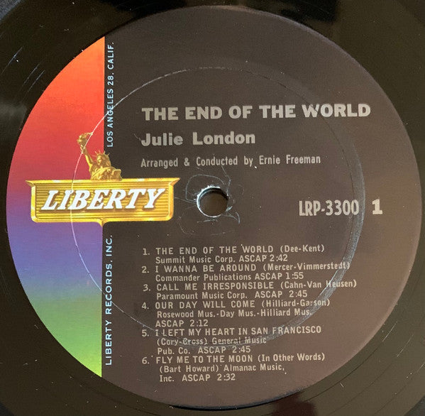 Julie London - The End Of The World - LP