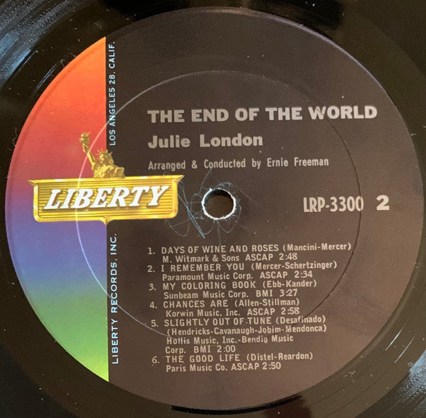 Julie London - The End Of The World - LP