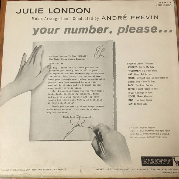 Julie London - Your Number Please...