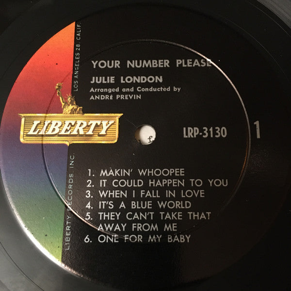 Julie London - Your Number Please... - LP