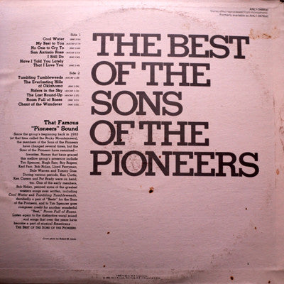 The Sons Of The Pioneers - The Best Of - LP