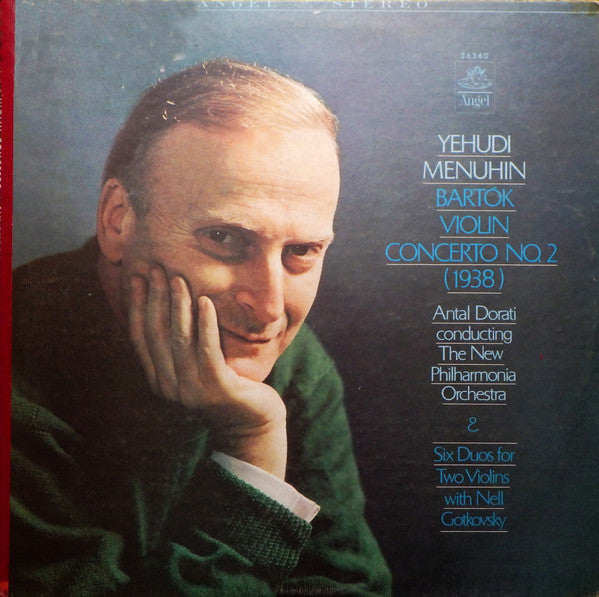 Yehudi Menuhin, Antal Dorati, New Philharmonia Orchestra, Neil Gotkovsky - Bartok Violin Concerto No. 2 & Six Duos for Two Violins - LP