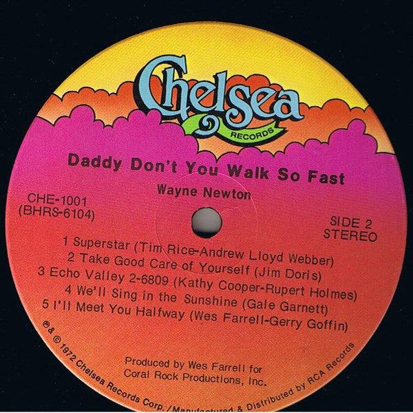 Wayne Newton - Daddy Don't You Walk So Fast - LP