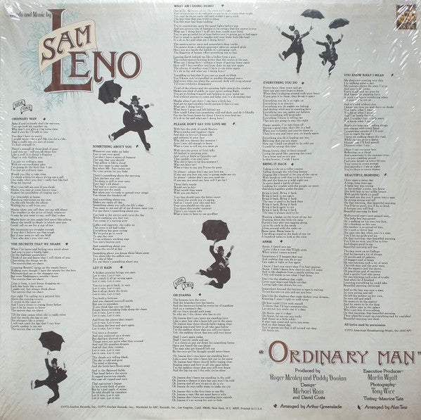 Sam Leno - Ordinary Man - LP
