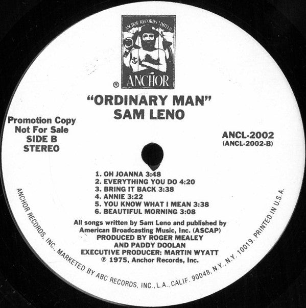 Sam Leno - Ordinary Man - LP