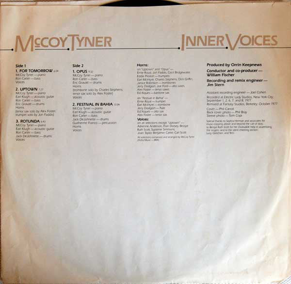 McCoy Tyner - Inner Voices - LP