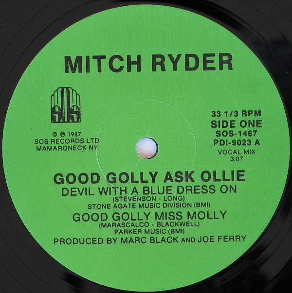 Mitch Ryder - Good Gollie Ask Ollie - LP