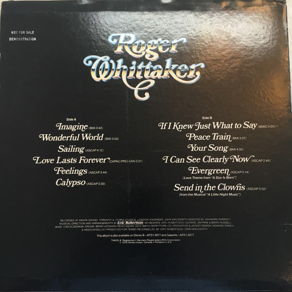 Roger Whittaker - Imagine - LP