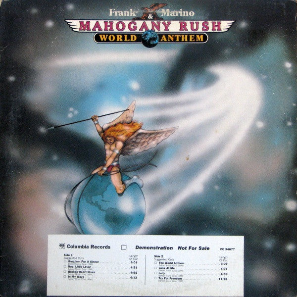 Frank Marino & Mahogany Rush - World Anthem - LP