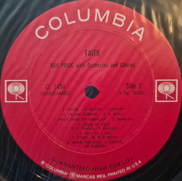 Ray Price - Faith... - LP