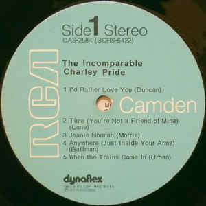 Charley Pride - The Incomparable Charley Pride - LP