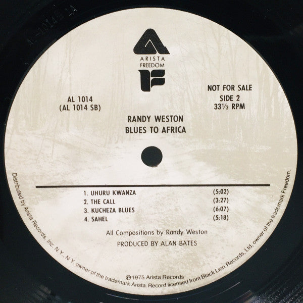 Randy Weston - Blues To Africa - LP