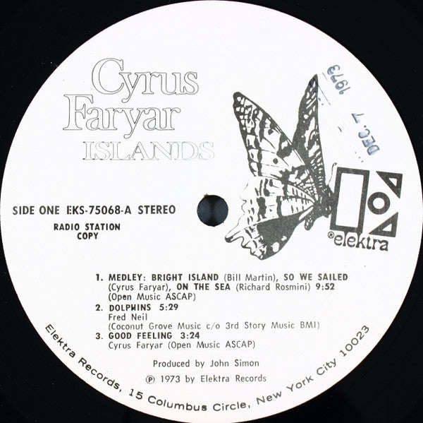 Cyrus Faryar - Islands - LP