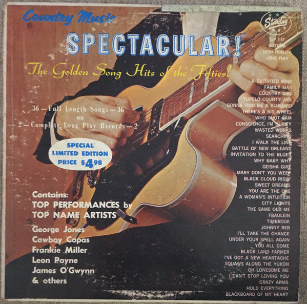 Various - Country Music Spectacular: The Golden Song Hits of the Fifties! - LP