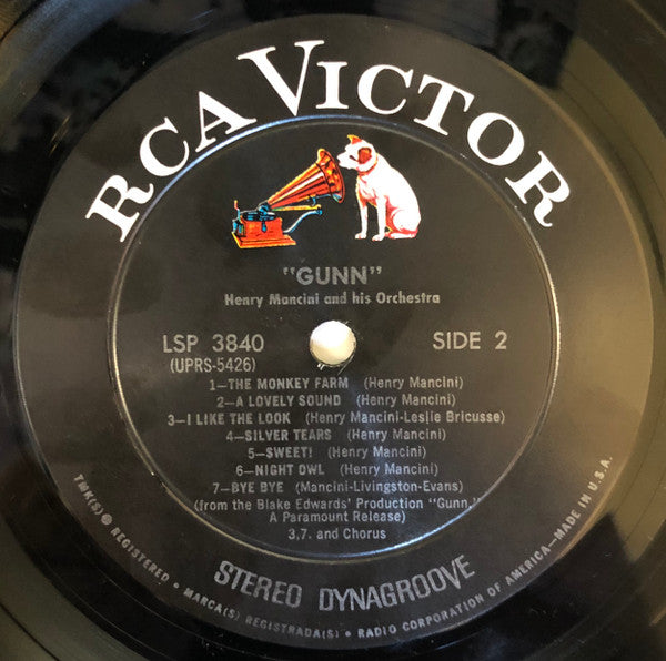 Henry Mancini - Gunn ...Number One!: Music From The Film Score - LP