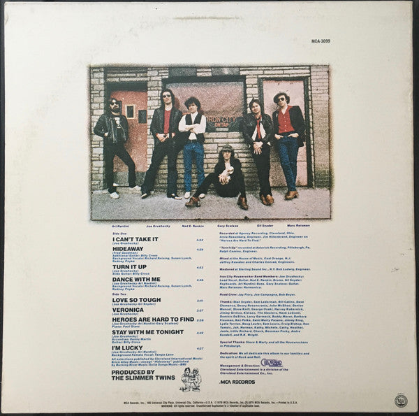 Iron City Houserockers - Love's So Tough - LP