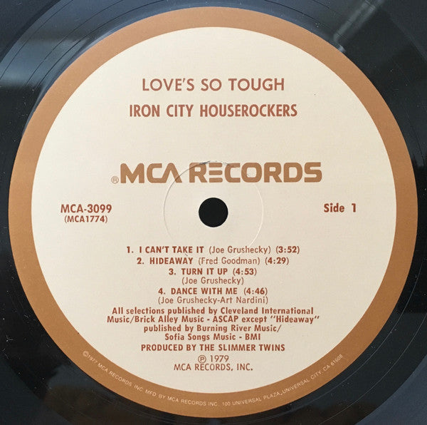 Iron City Houserockers - Love's So Tough - LP