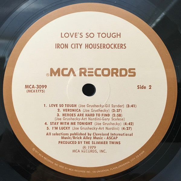 Iron City Houserockers - Love's So Tough - LP