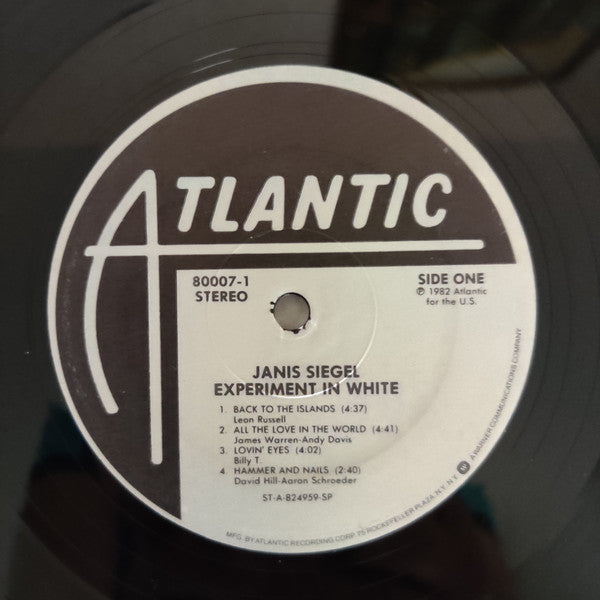 Janis Siegel - Experiment In White - LP