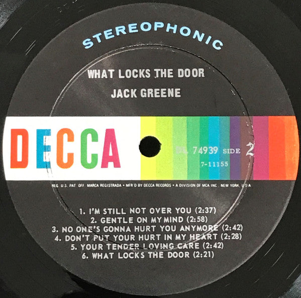 Jack Greene - What Locks The Door - LP