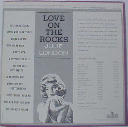 Julie London - Love On The Rocks - LP