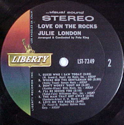 Julie London - Love On The Rocks - LP
