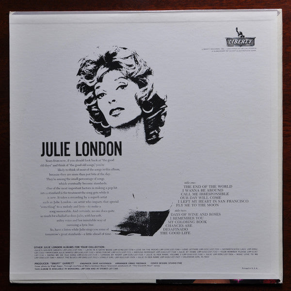 Julie London - The End Of The World - LP
