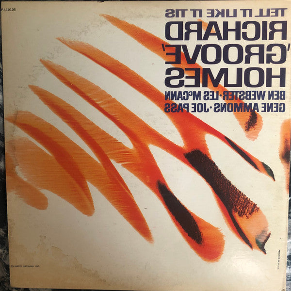 Richard "Groove" Holmes - Tell It Like It Tis - LP