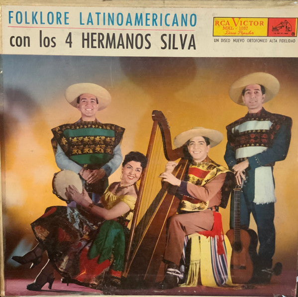 Los 4 Hermanos Silva - Folklore Latinoamericano Con Los 4 Hermanos Silva - LP