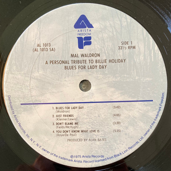 Mal Waldron - Blues For Lady Day - LP
